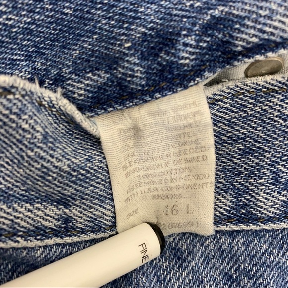 Vintage Lee Denim Jeans Womans Size 16 - Picture 9 of 9